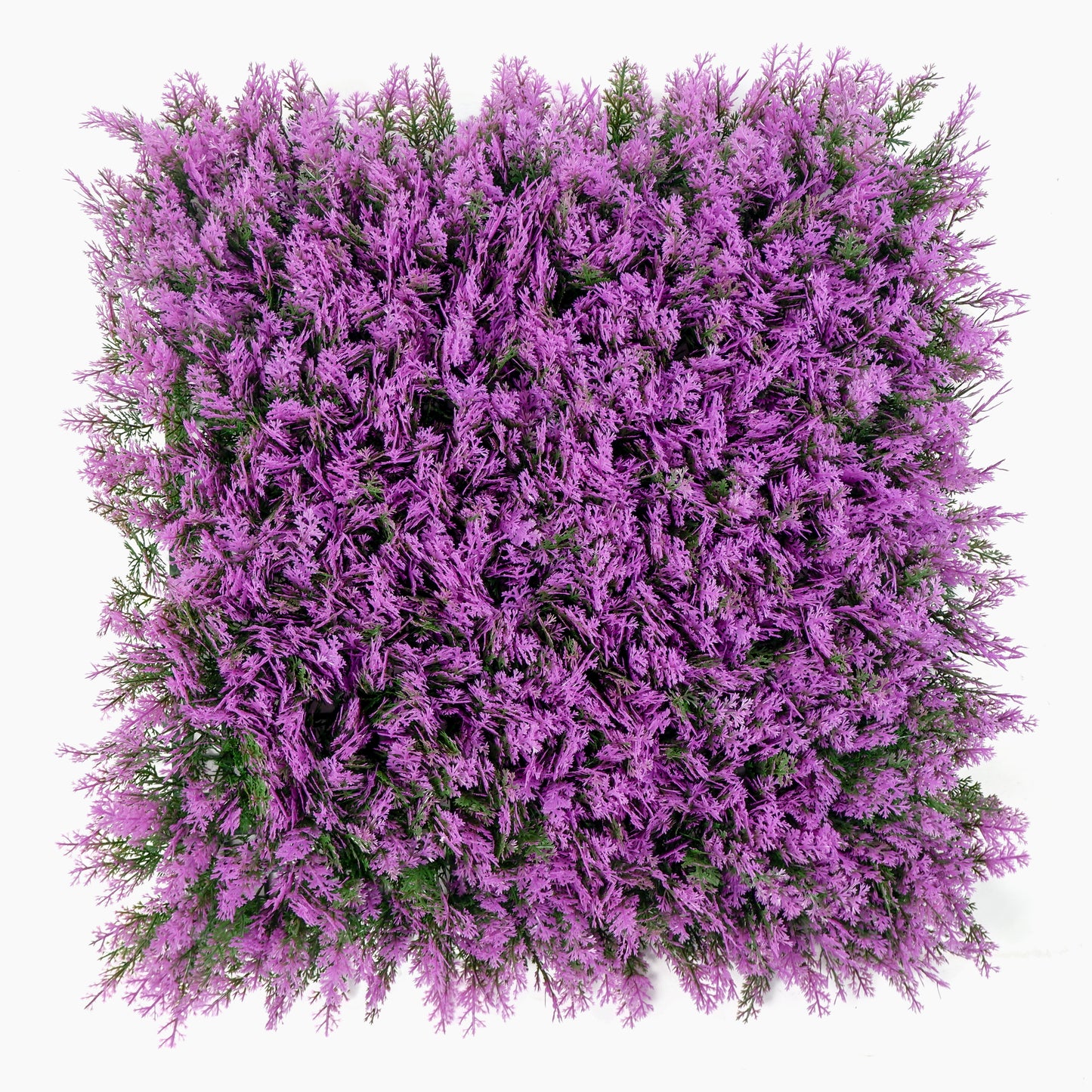 Lavender Mist Artificial Green Wall Panel – Purple Fern Texture