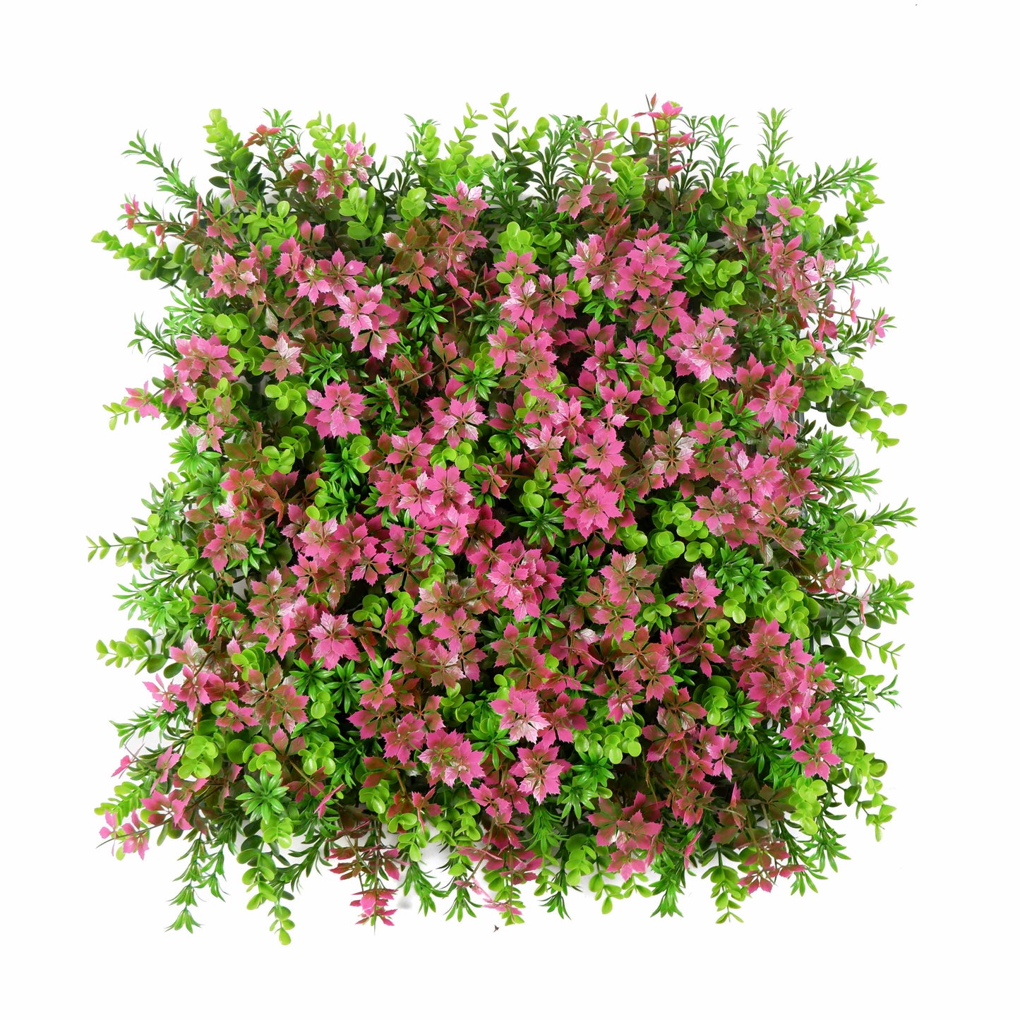 Pink Garden Artificial Green Wall Panel – Light Pink Bloom Mix