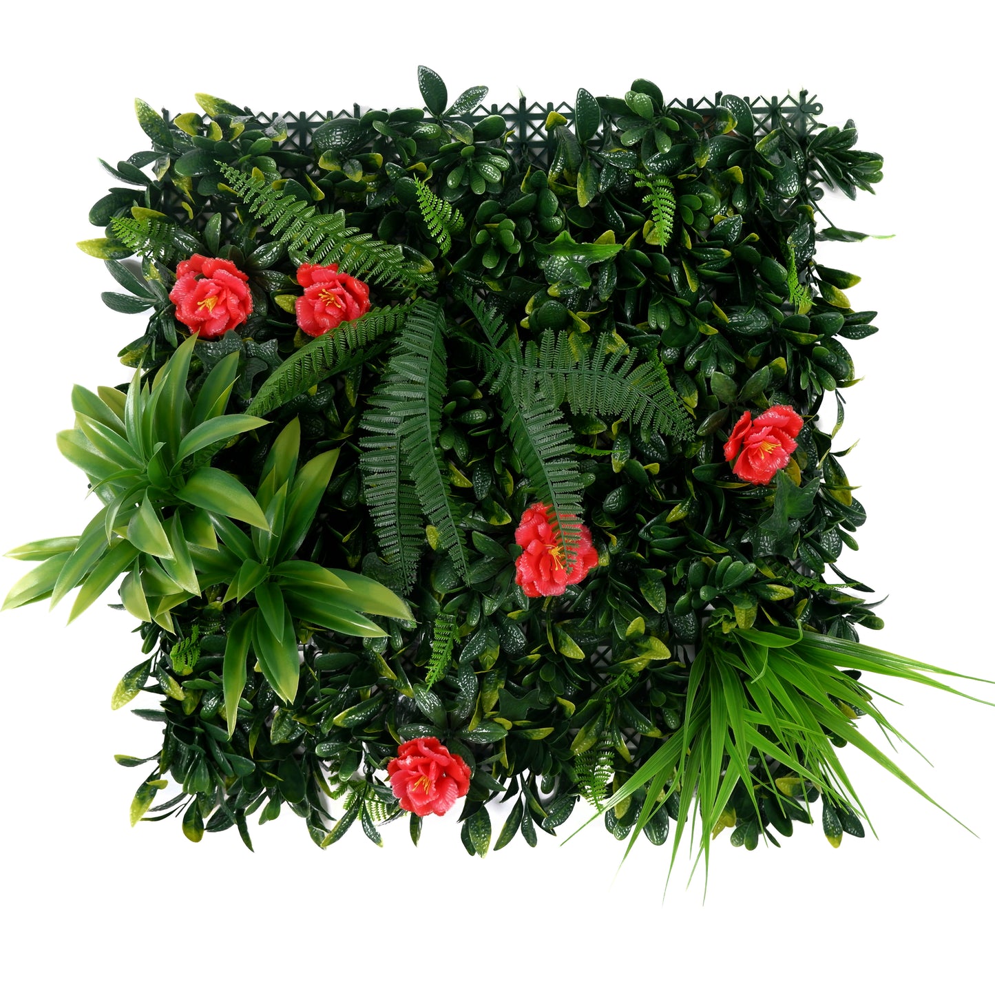 Green Mosaic Artificial Green Wall Panel – Multi-Layer Leaf Texture
