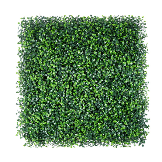 Classic Green Artificial Green Wall Panel – Dense Dual-Tone Boxwood