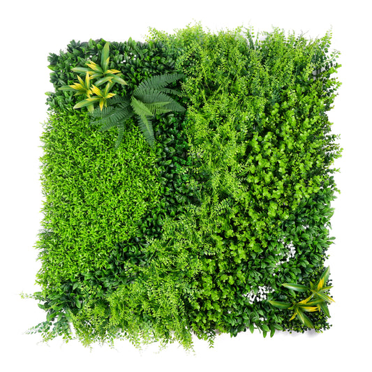 Velvet Green Artificial Green Wall Panel – Textured Leaf Layers