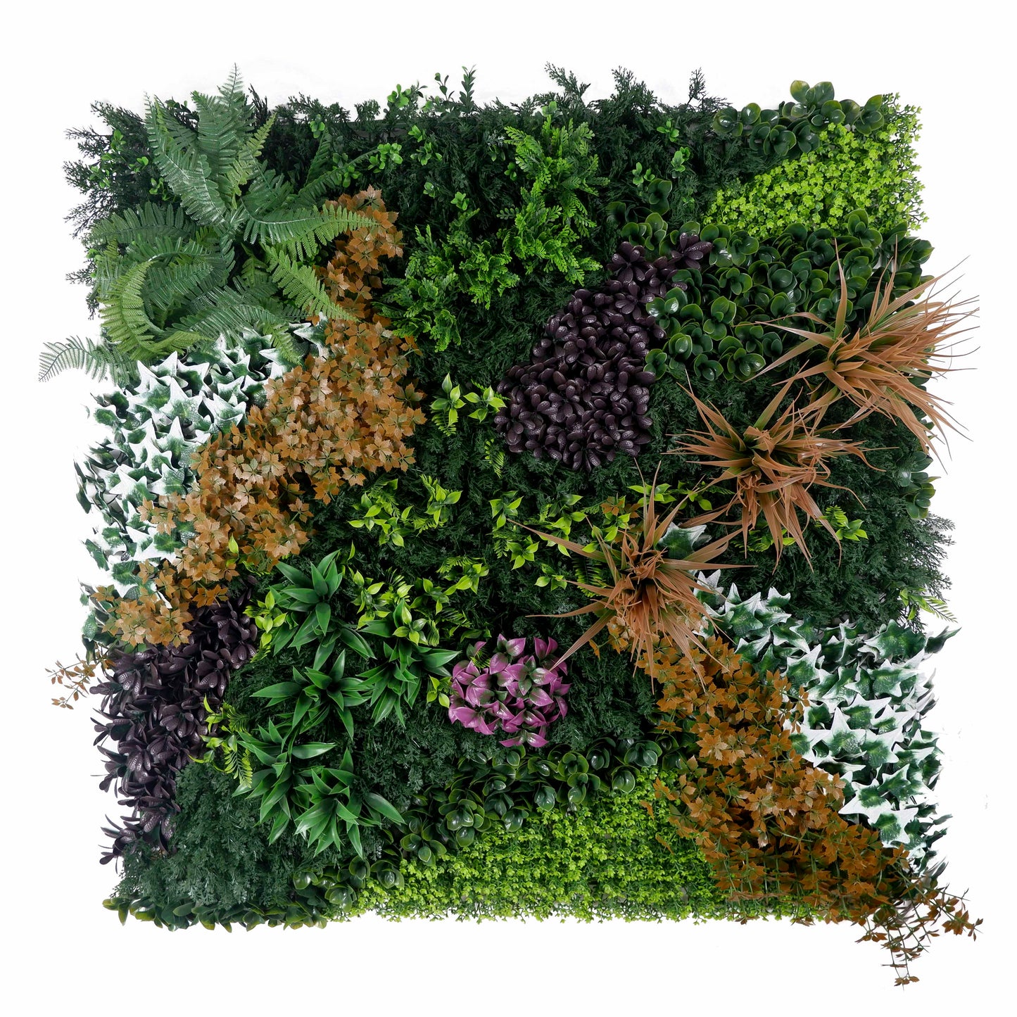 Revival Grove Artificial Green Wall Panel – Autumn & Spring Mix