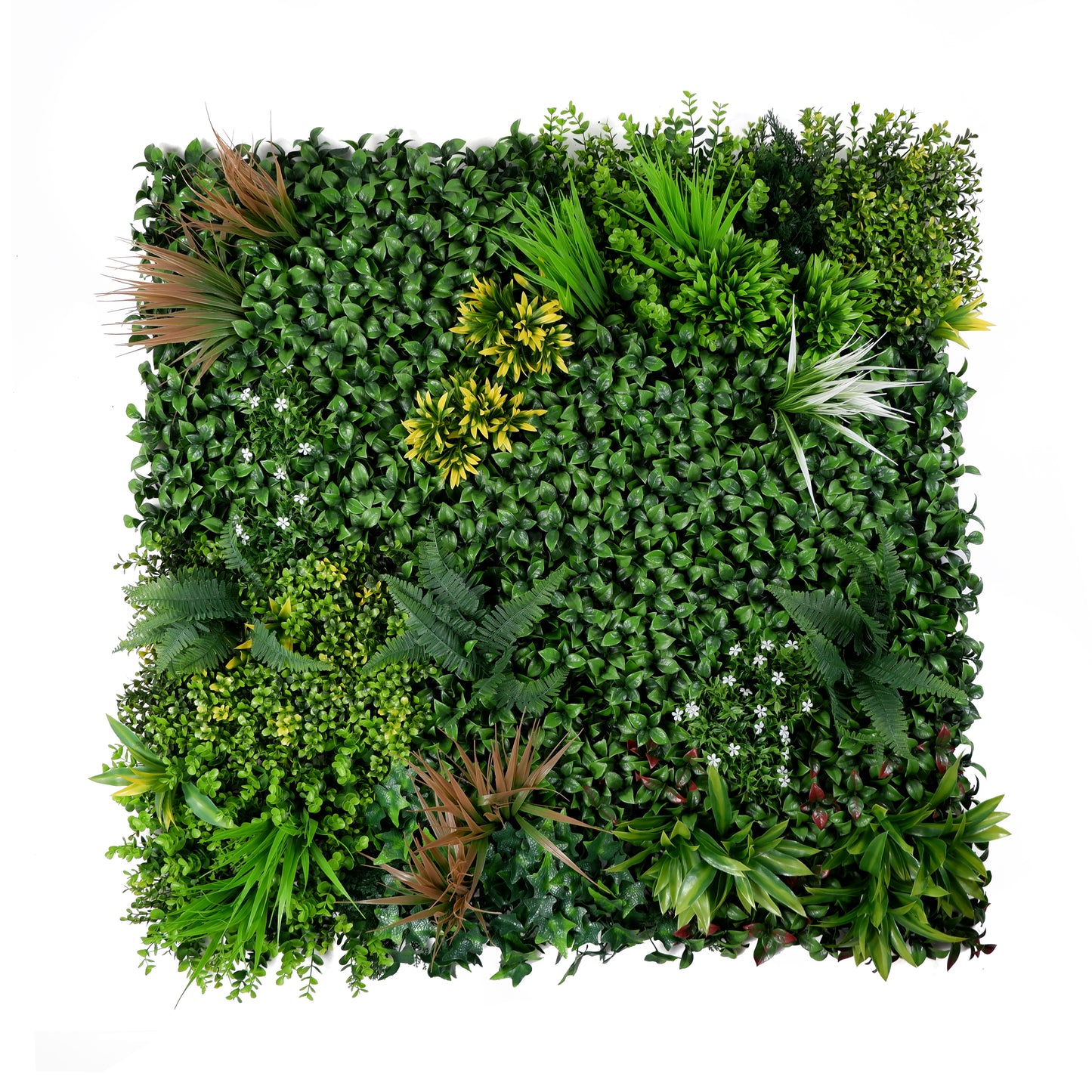 Twilight Grove Artificial Green Wall Panel – Red Leaf & Variegated Design